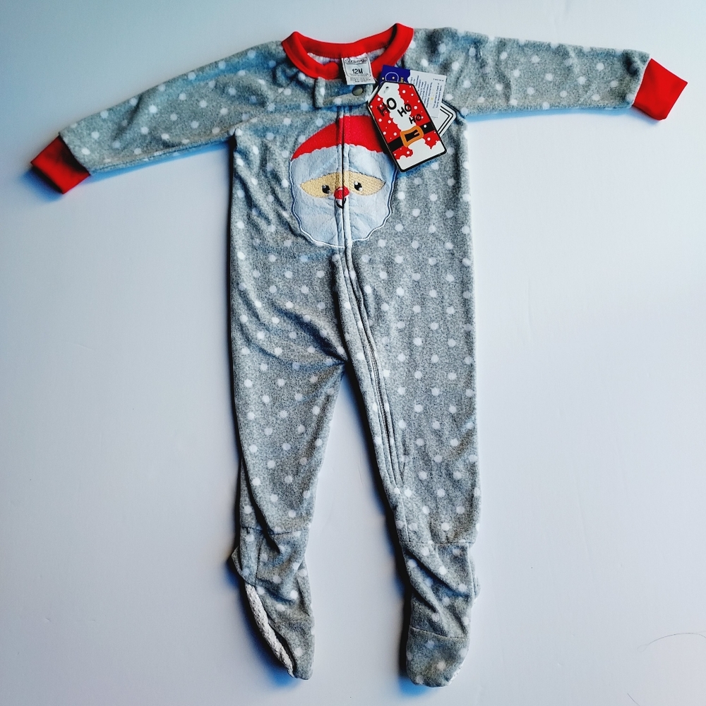 Mon Petit NEW! sleeper with Santa 🤍12 months